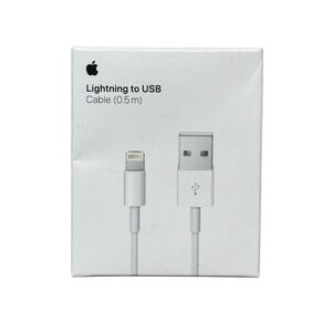 Apple Lightning to USB‎ Cable 0.5m White Original Packaging